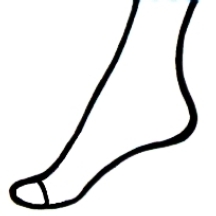 Sheer hosiery with seam on toe Sheer hosiery with seam on toe