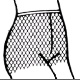 Tights with brief top, no gusset Tights with brief top, no gusset