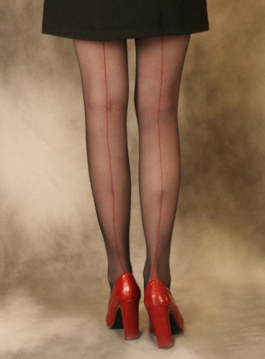 "Brigitte Rigo"- Pantyhose with Back Seam