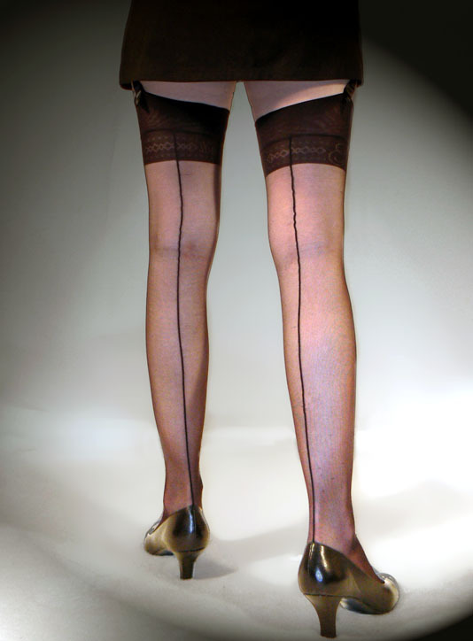 "Chantal Rigo"- Back Seam Classic Stockings