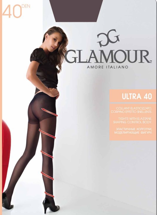Ultra 40 Pantyhose with Shaping Control Body Effect
