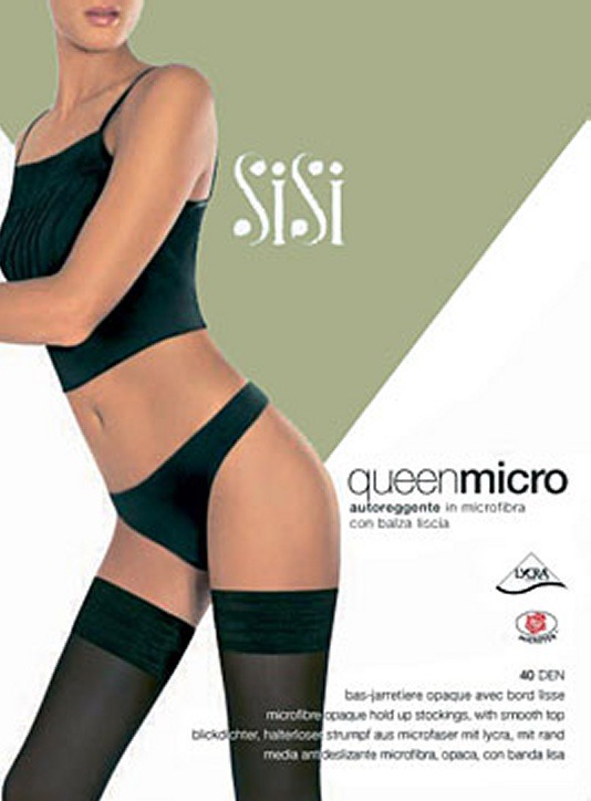 Queen Micro Microfiber opaque Thigh Highs