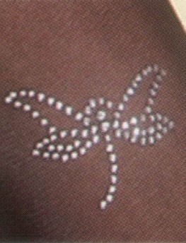 Click to enlarge: Libelula Pantyhose With a Cristal Design Libelula Pantyhose With a Cristal Design