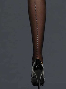 Click to enlarge: Elegant Semi-Sheer Pantyhose With Lurex Decoration Elegant Semi-Sheer Pantyhose With Lurex Decoration