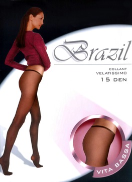 Click to enlarge: "Brazil 15" No-Waist Band Pantyhose "Brazil 15" No-Waist Band Pantyhose
