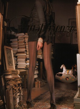 Click to enlarge: Pennac Pantyhose with Back Seam and Pyramidal Heel Pennac Pantyhose with Back Seam and Pyramidal Heel