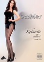 M150 Fishnet Tights with Vertical Stripes