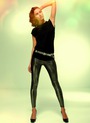 Platino Glam Reptile Skin Pattern Leggings Platino Glam Reptile Skin Pattern Leggings