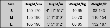 Size Chart Image