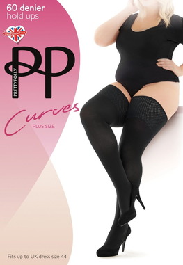 Pretty Polly Curves 60 Den Hold Ups (Hoseiree.com)