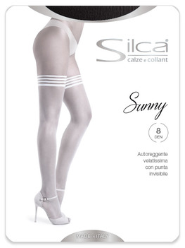 Image of Silca Sunny 8 Sheer Summer Stay Ups