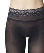 Image of 'Calzotaly Opaque Seamless Tights with Lace Top in Lurex' (IMG003)