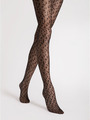 Image of 'Fiore JUNGLE 20 Pantyhose with Leopard Print' (IMG001)
