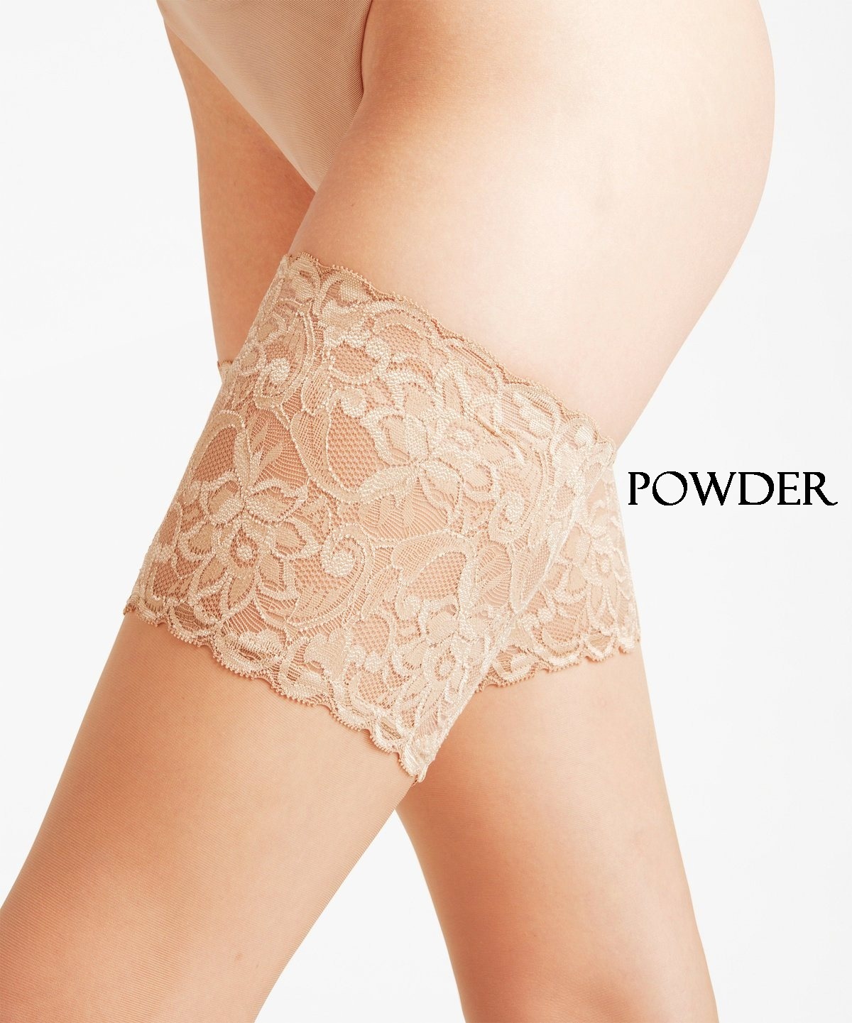 Bas Nylon FALKE Seidenglatt Couleur Champagne - Taille Large - Jarretelle Sans Couture - Neufs Avec étiquettes